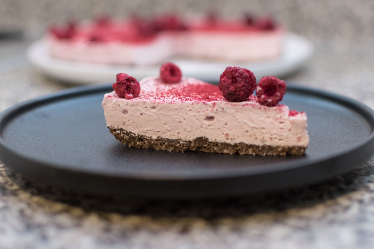 Keto Cheesecake mit Himbeeren Genuss ohne Reue